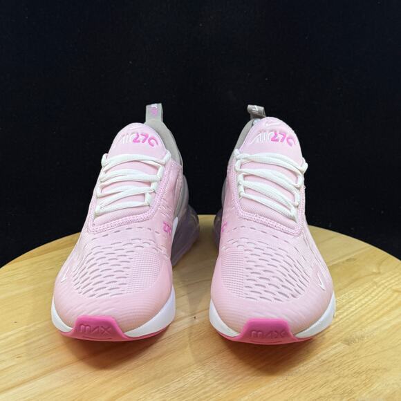 NIKE AIR MAX 270 'PINK FOAM COLLEGE GREY PLATINUM VIOL IB4435-663 Size 7y/ 8.5 W - Picture 3 of 10